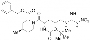 (2R,4R)-1-[(2S)-2-[(tert-Butyloxycarbonyl)amino]-5-[[imino(nitroamino)methyl]amino]-1-oxopentyl]-4-methyl-2-piperidinecarboxylic Acid Benzyl Ester